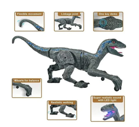 Image of Dinosaurio Velocirraptor a control remot